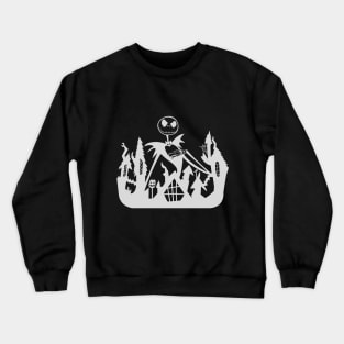 Jack Skelingtoon Silhouette Crewneck Sweatshirt